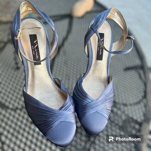 Mina New York Satin Close Toes Shoes